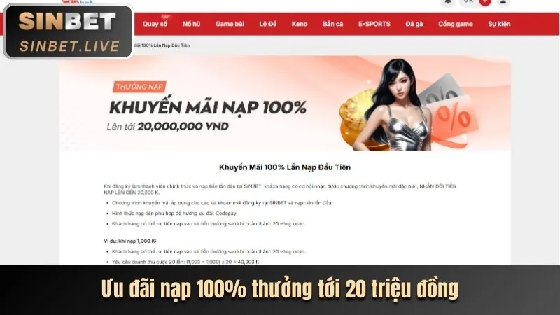 Ưu đãi nạp tiền lần đầu việt 69.vn